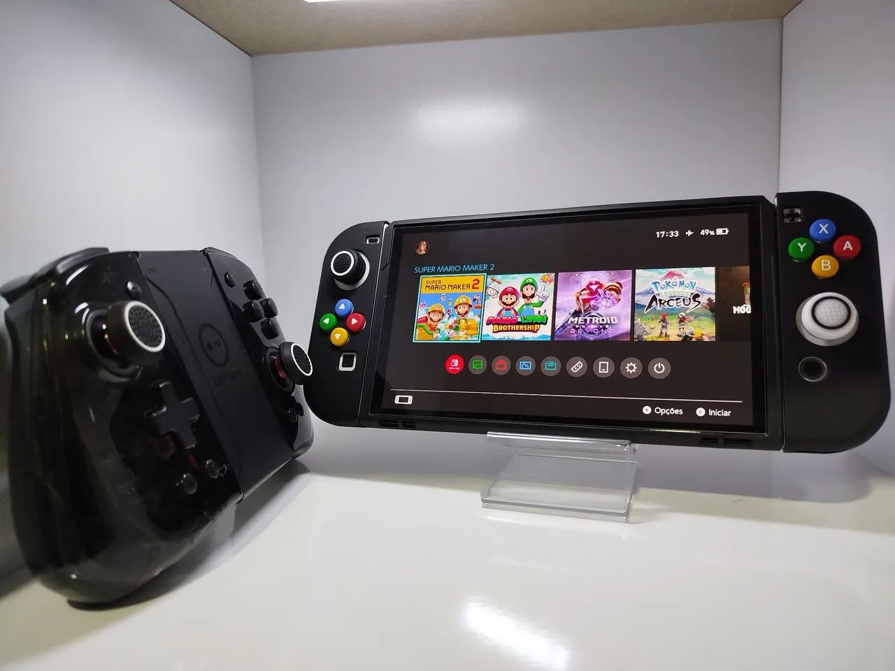 NINTENDO SWITCH OLED - IMPECÁVEL  - Foto 3