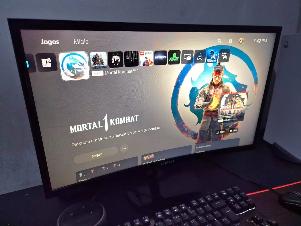 Monitor Samsung Tela curva 24 polegadas - Foto 2