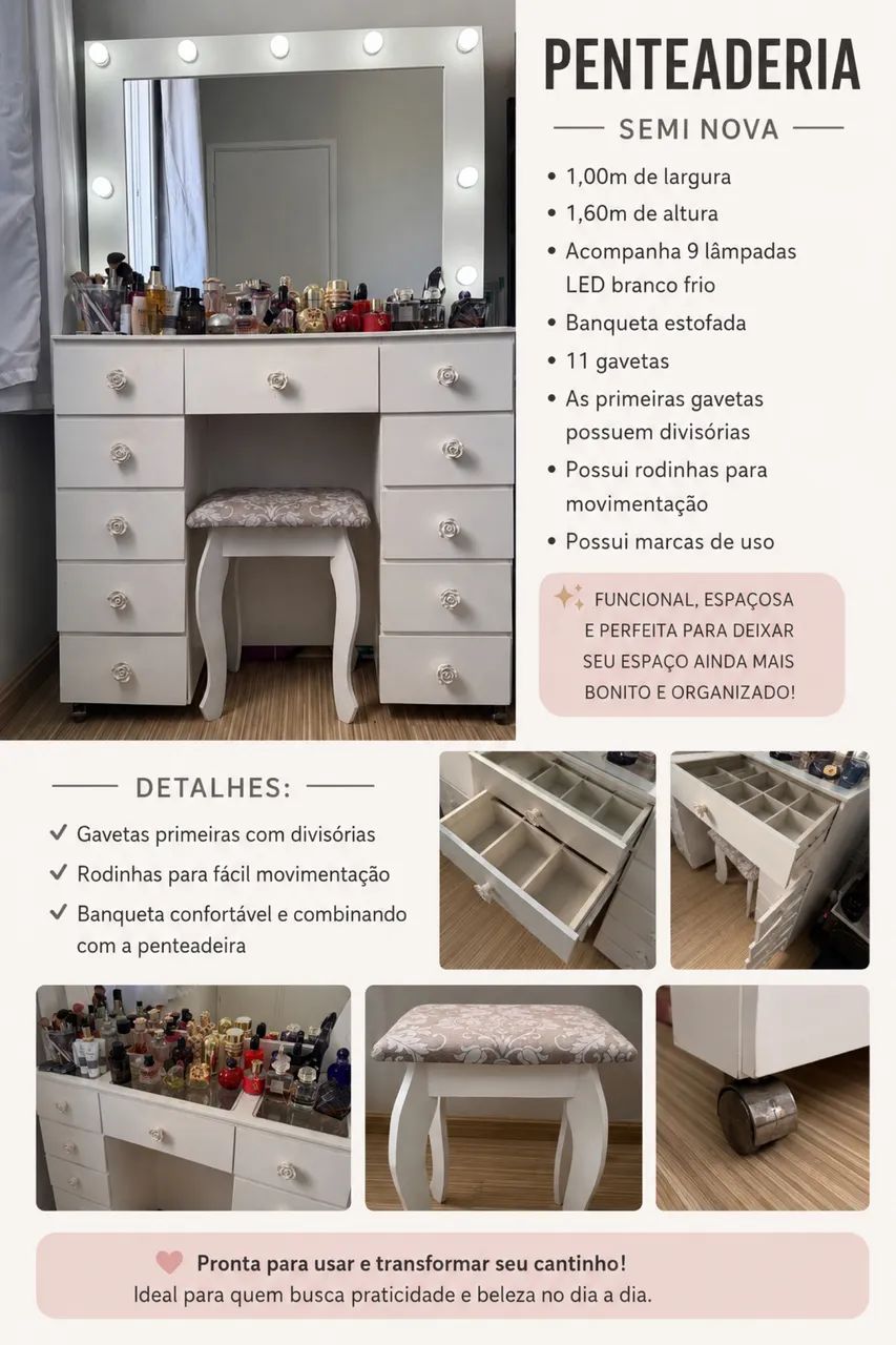 Penteadeira camarim 