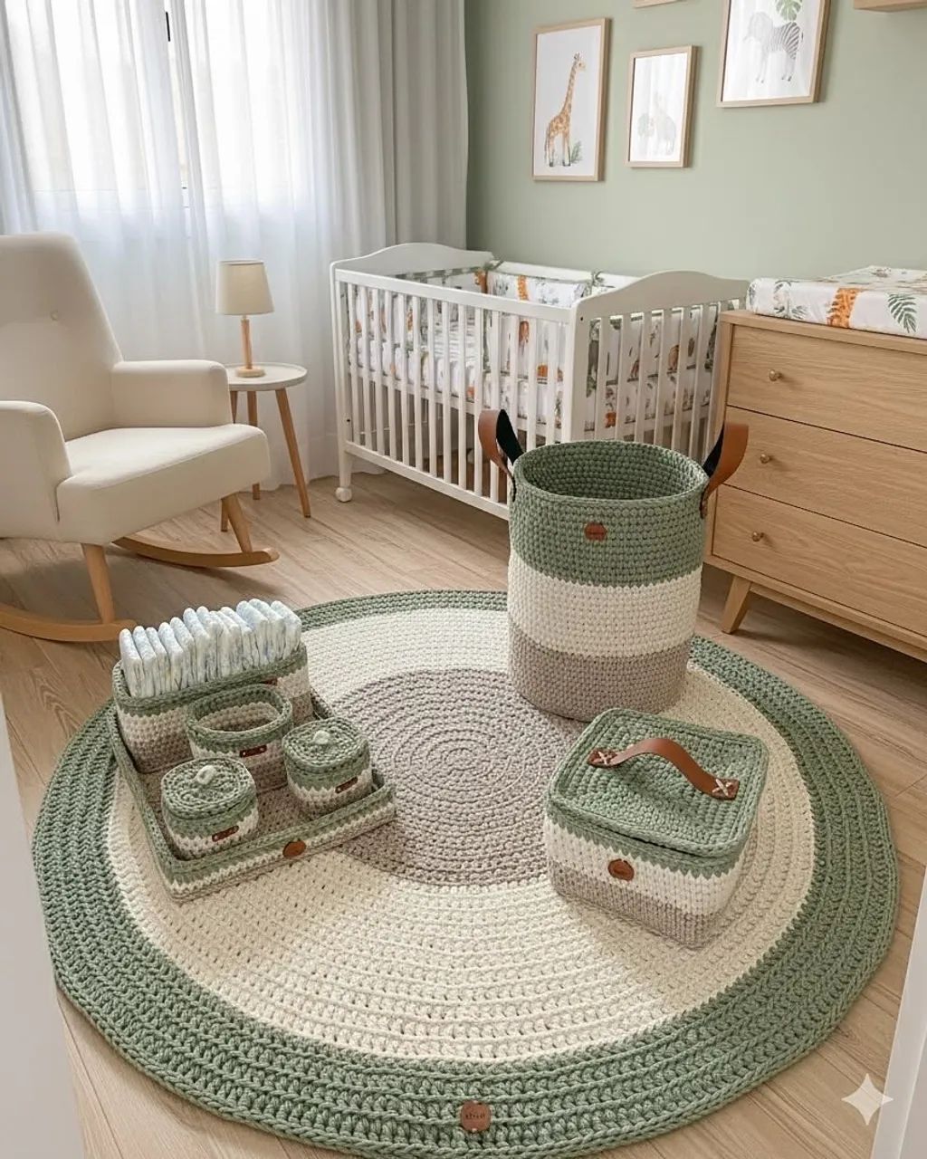 Kit de croche para quarto de bebê  - Foto 2