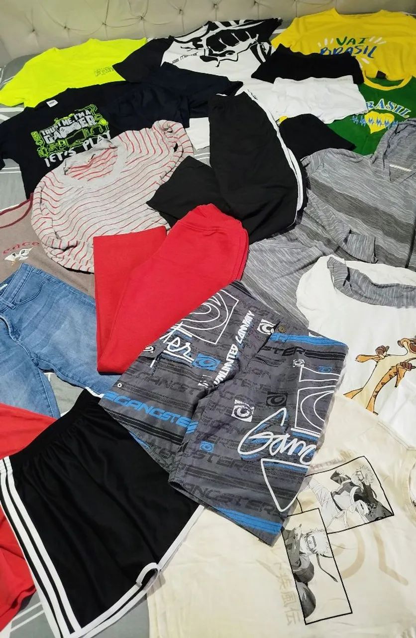 Combo roupa infantil menino - 13/14 anos  - Foto 4