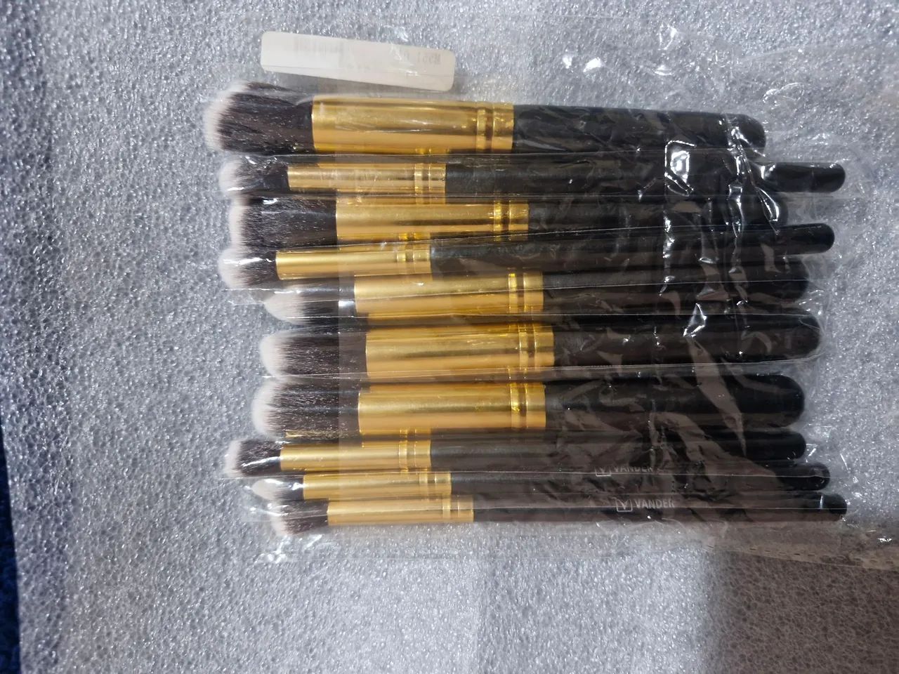 Conjunto de 10 pincéis de maquiagem 
