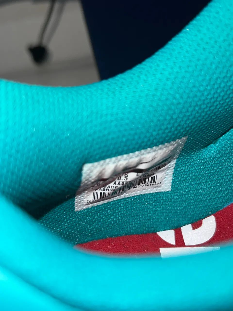 Supreme × Nike SB Air Force 2 Low  Emerald blue  - Foto 5