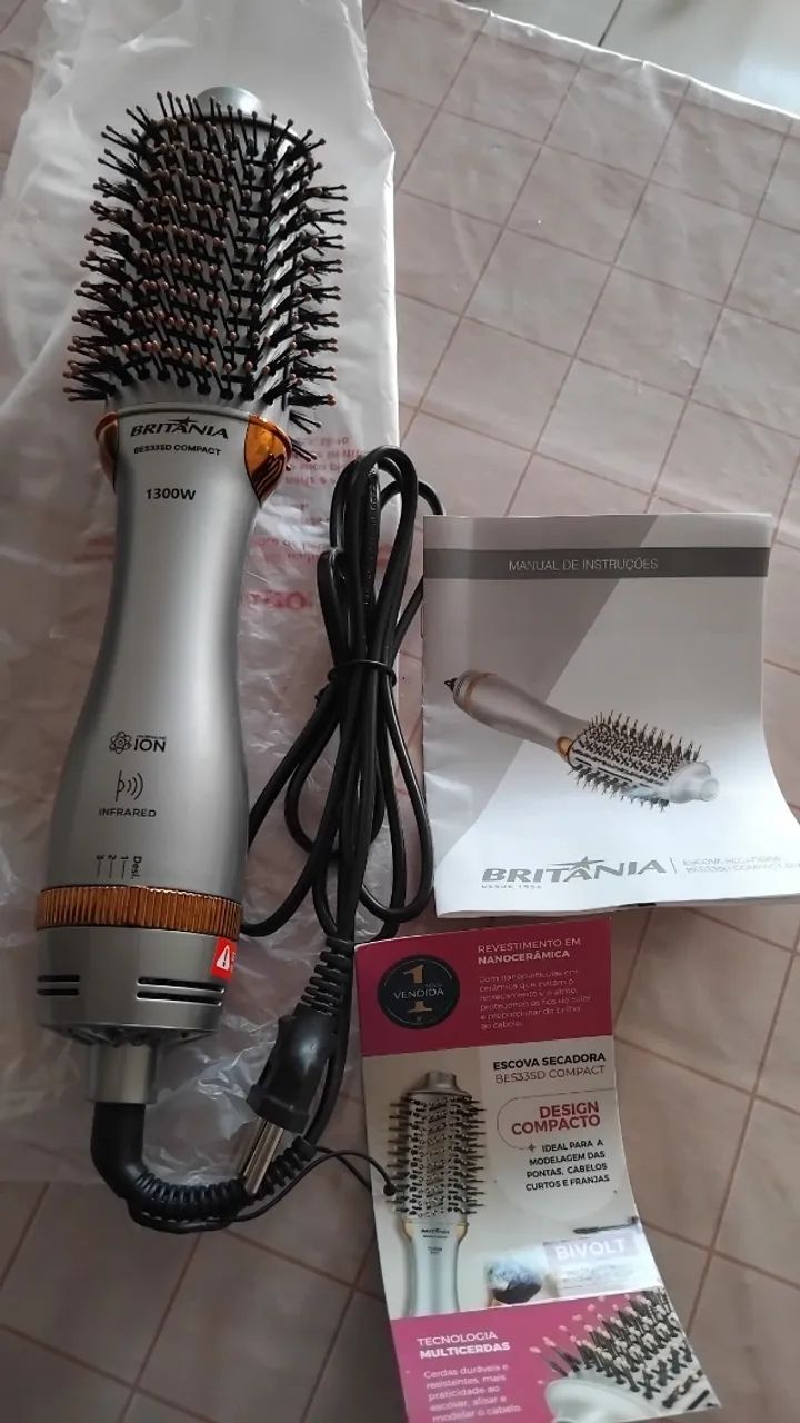 Escova secadora Britânia de cabelo  - Foto 5