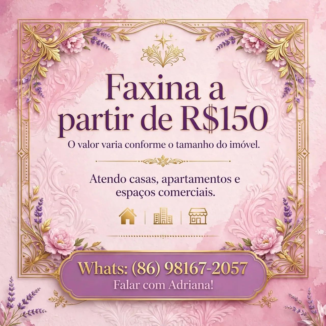 Faço faxina 