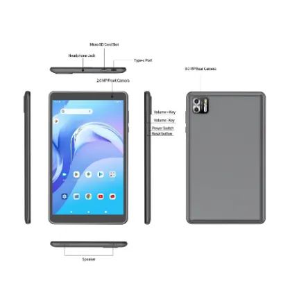 Produto Novo Tablet PRITOM Android 13 4GB RAM 64GB Memoria Bateria 5000mAh - Foto 5