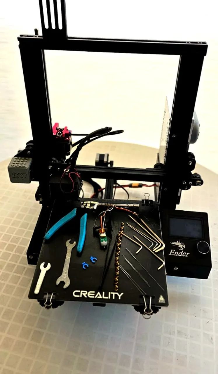 Impressora 3D Creality Ender 3 - Pouco usada, e Sensor BLTouch (3D Touch). - Foto 5