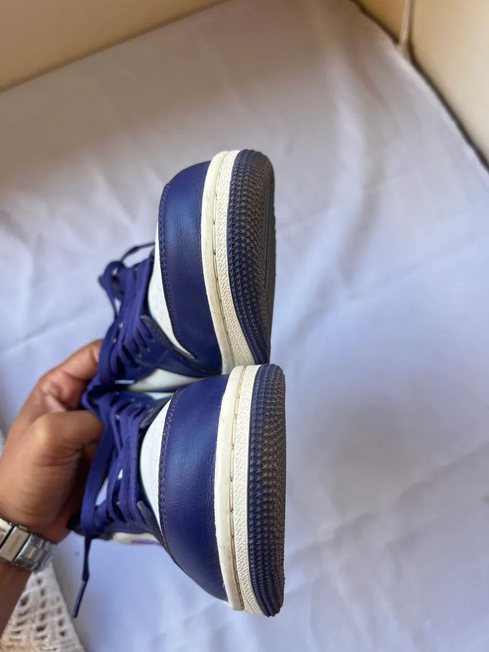 Tênis Jordan 1 Low Purple Sail  - Foto 5