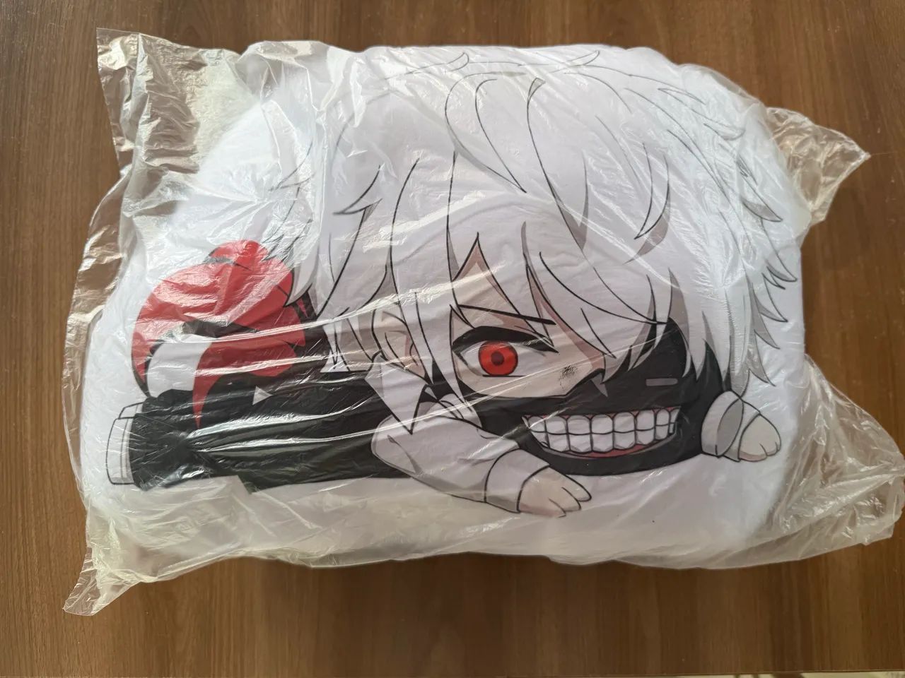 Travesseiro Tokyo Ghoul - Kaneki Ken - 30 cm - Foto 2