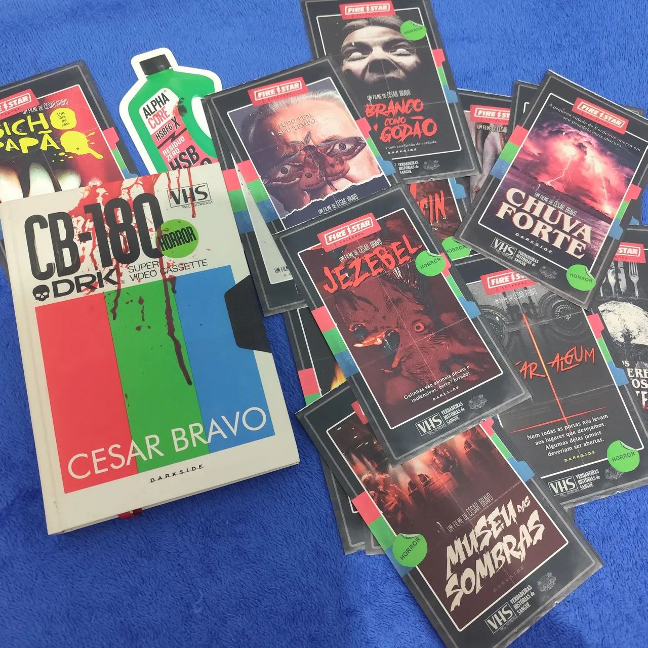 Livro VHS - Verdadeiras Histórias de Sangue - Cesar Bravo - Com 17