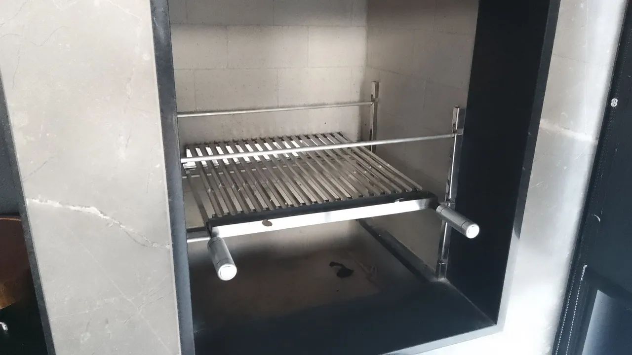Grelha de inox e suporte de grelha  - Foto 2