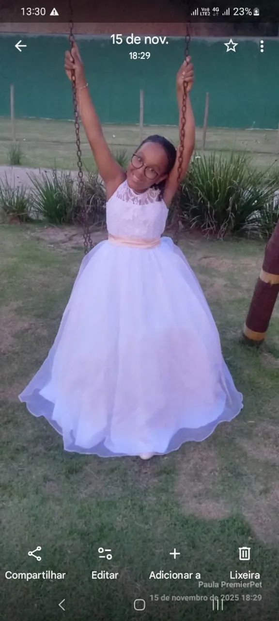 Vendo Roupa de dama de honra semi nova - Foto 3