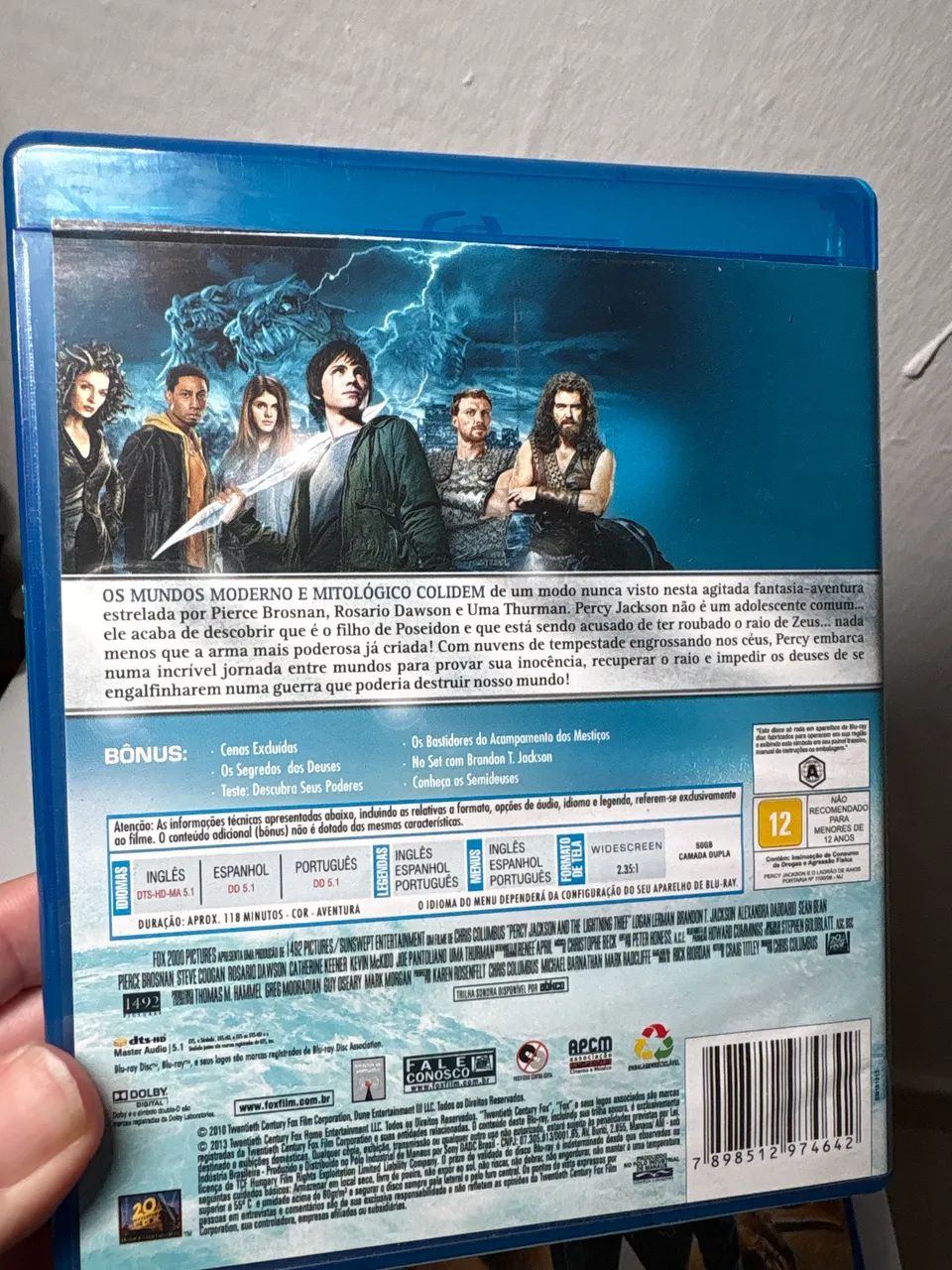 Bluray - Percy Jackson 1 e 2 - Foto 3