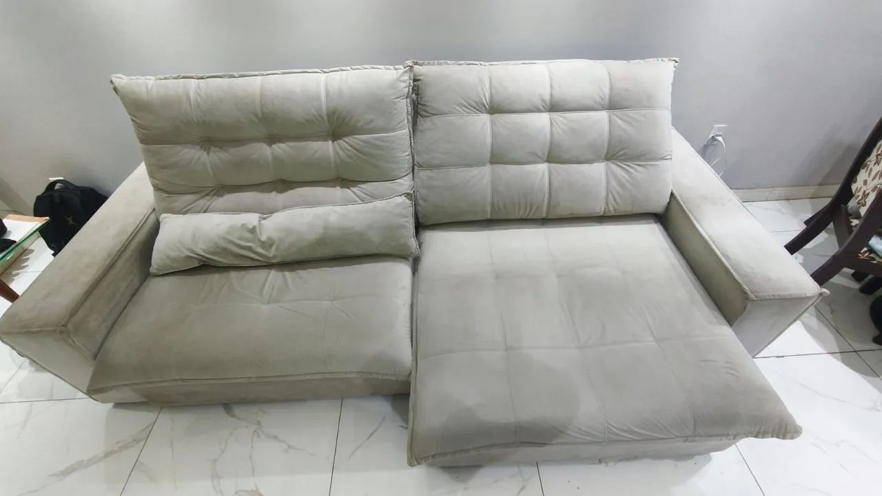 Sofá retrátil e reinclinavel - 2,90 m