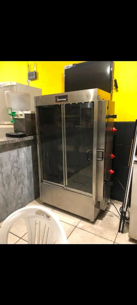 Máquina de frango gastromaq 6 espetos