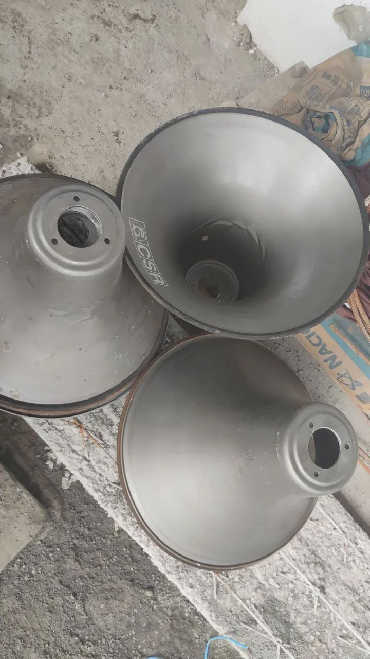Cornetas para auto falante em alumínio 