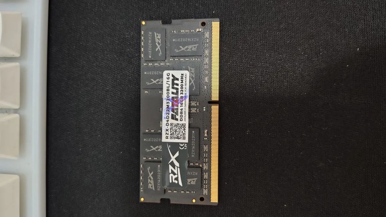 Memória RAM 16GB 3200 Notebook 