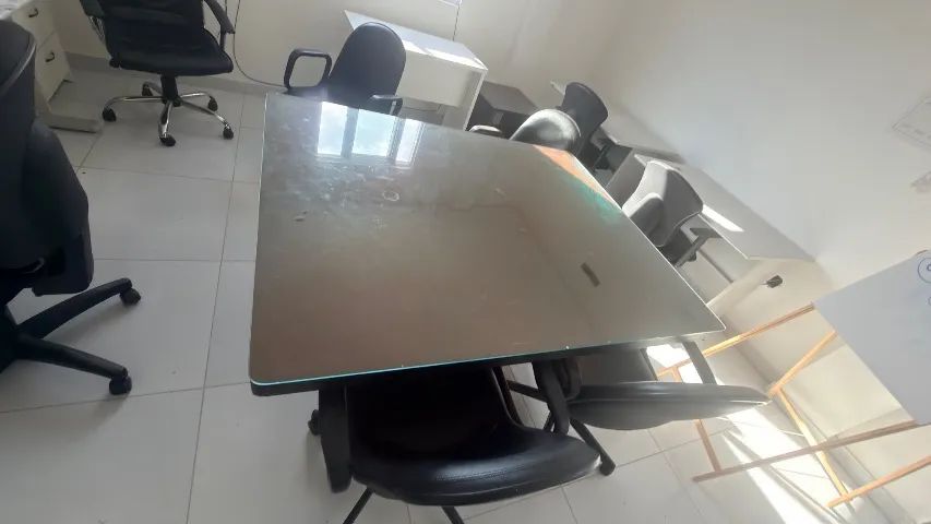 Mesa escritório 6 lugares 