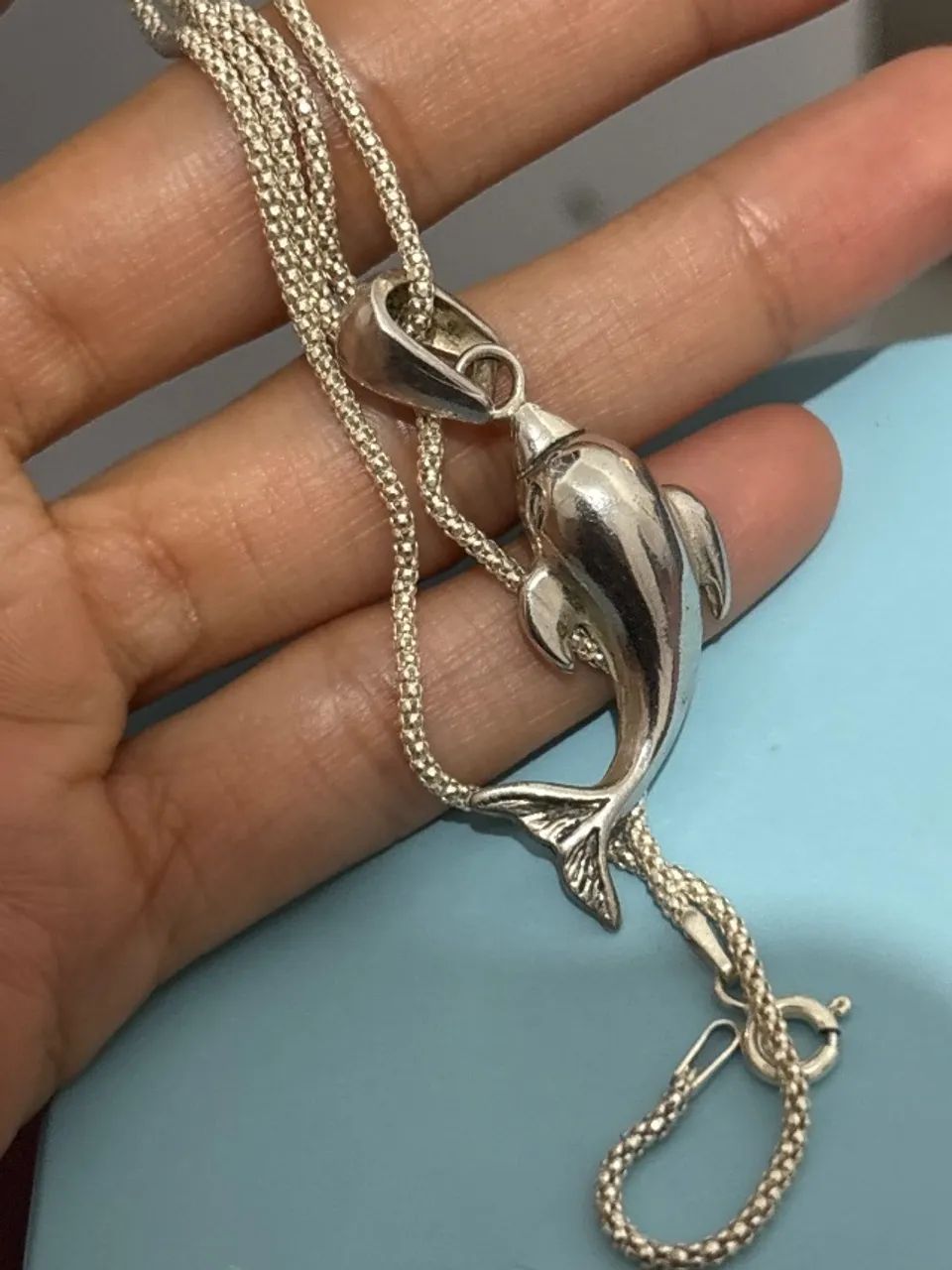 Conjunto Cordão e Pingente PRATA 925 - Foto 3