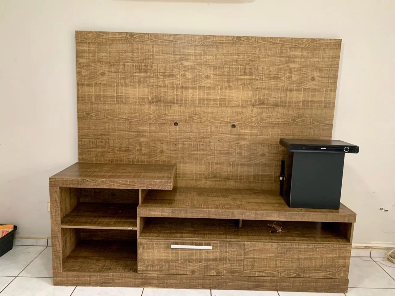 Rack de TV com painel