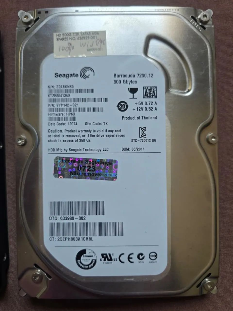 HD PC 500GB  - Foto 2
