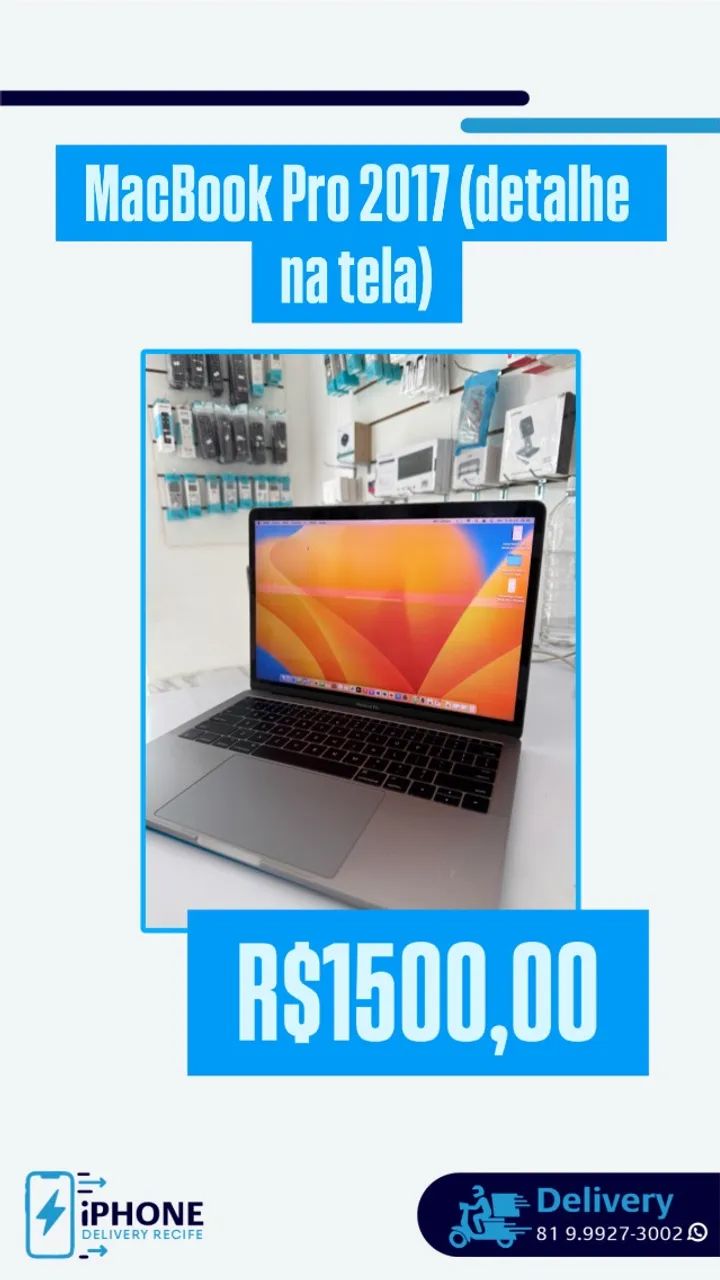 MacBook Pro A1708 2017 13? 256ssd / 8gb / i5