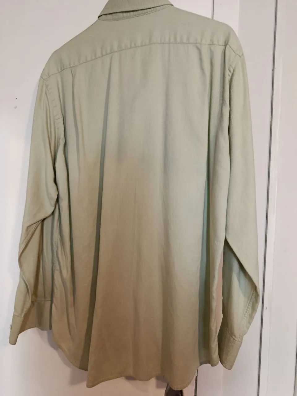 Camisa social Brooksfield verde  - Foto 4