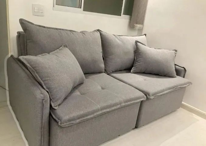 Sofá Cama New Onix 4 Lugares 2,20m  - Foto 2