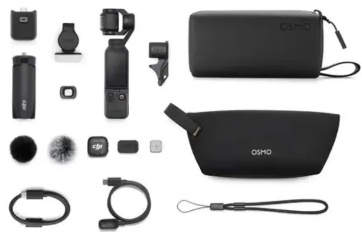Câmera Dji Osmo Pocket 4 Creator Combo + Cartão 252  - Foto 2