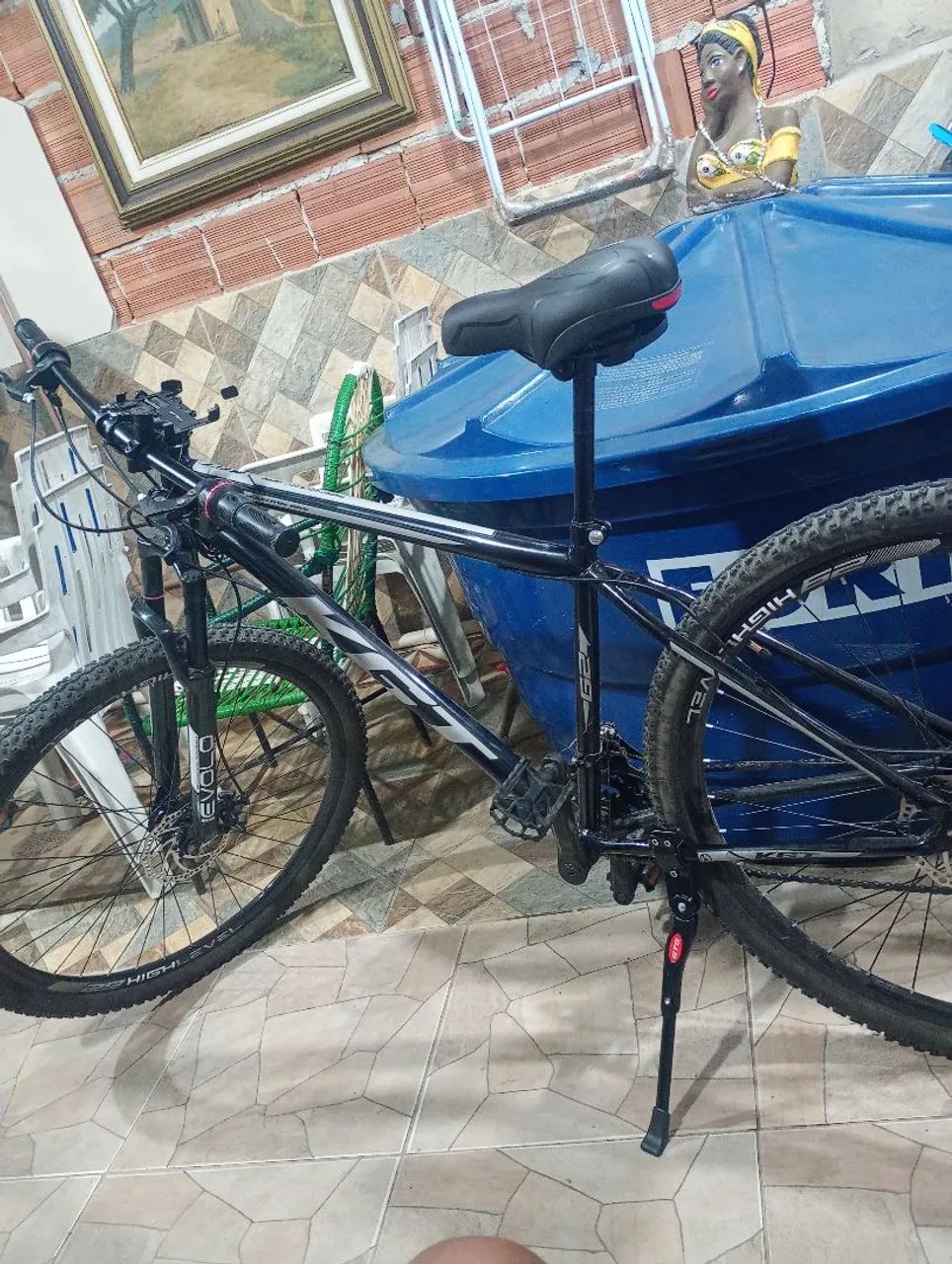 Bike aro 29 em ótimo estado com banco e descanso novos !! - Foto 3