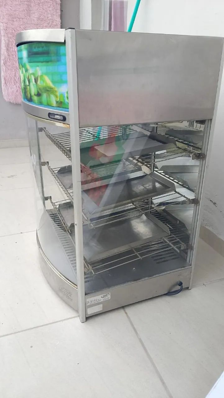 Vendo estufa aquecida com tres grades e 5 bandeijas - Foto 2