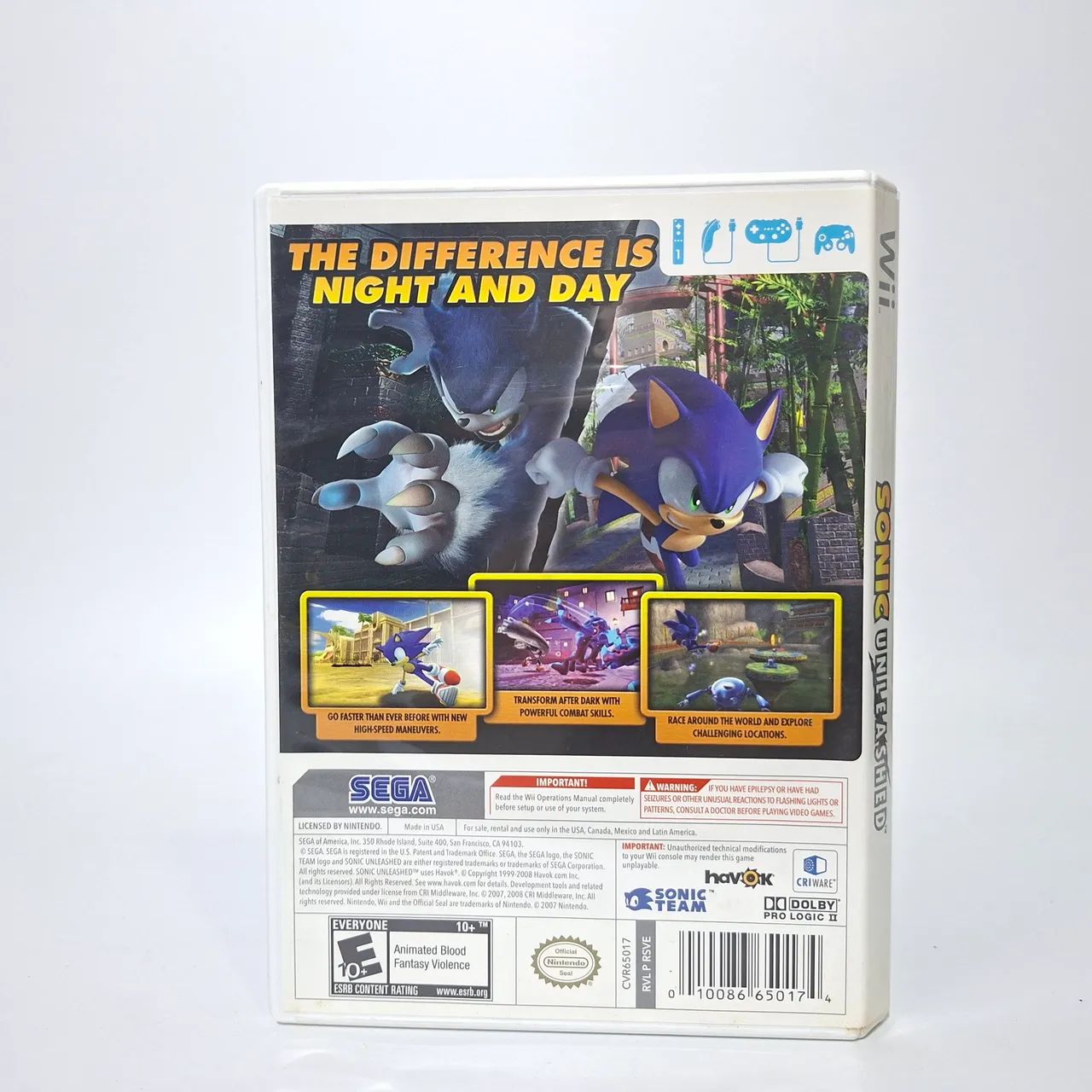 Sonic unleashed nintendo wii original  - Foto 3