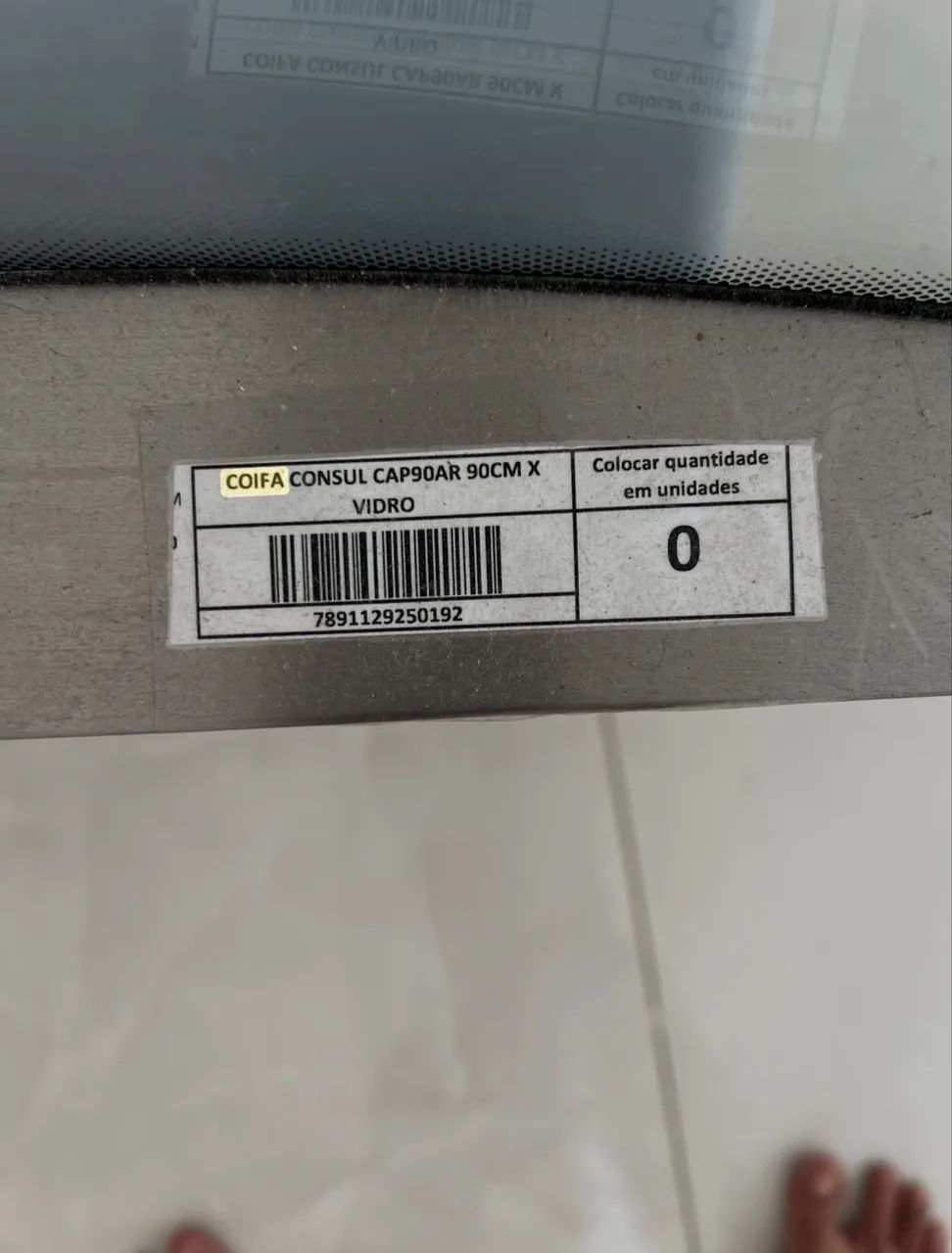 Coifa de cozinha cônsul 90cm NOVA E NUNCA USADA  - Foto 2