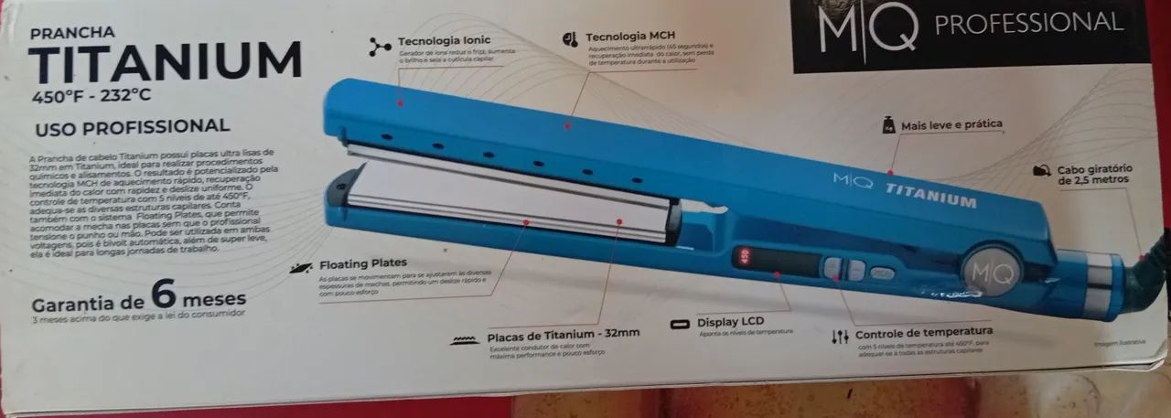 Vendo prancha profissional da Titanium  - Foto 3
