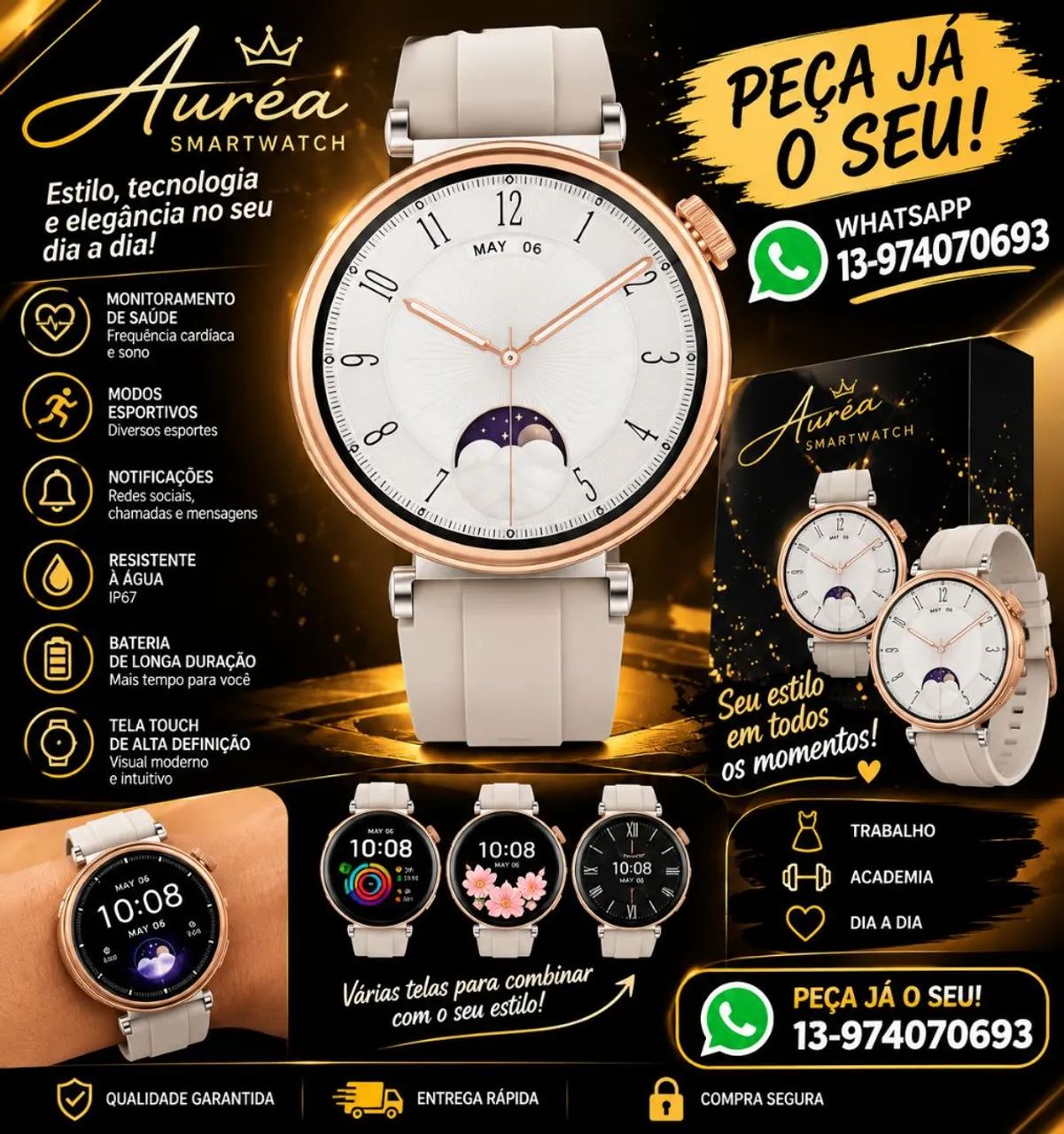 Relógio smartwatch 