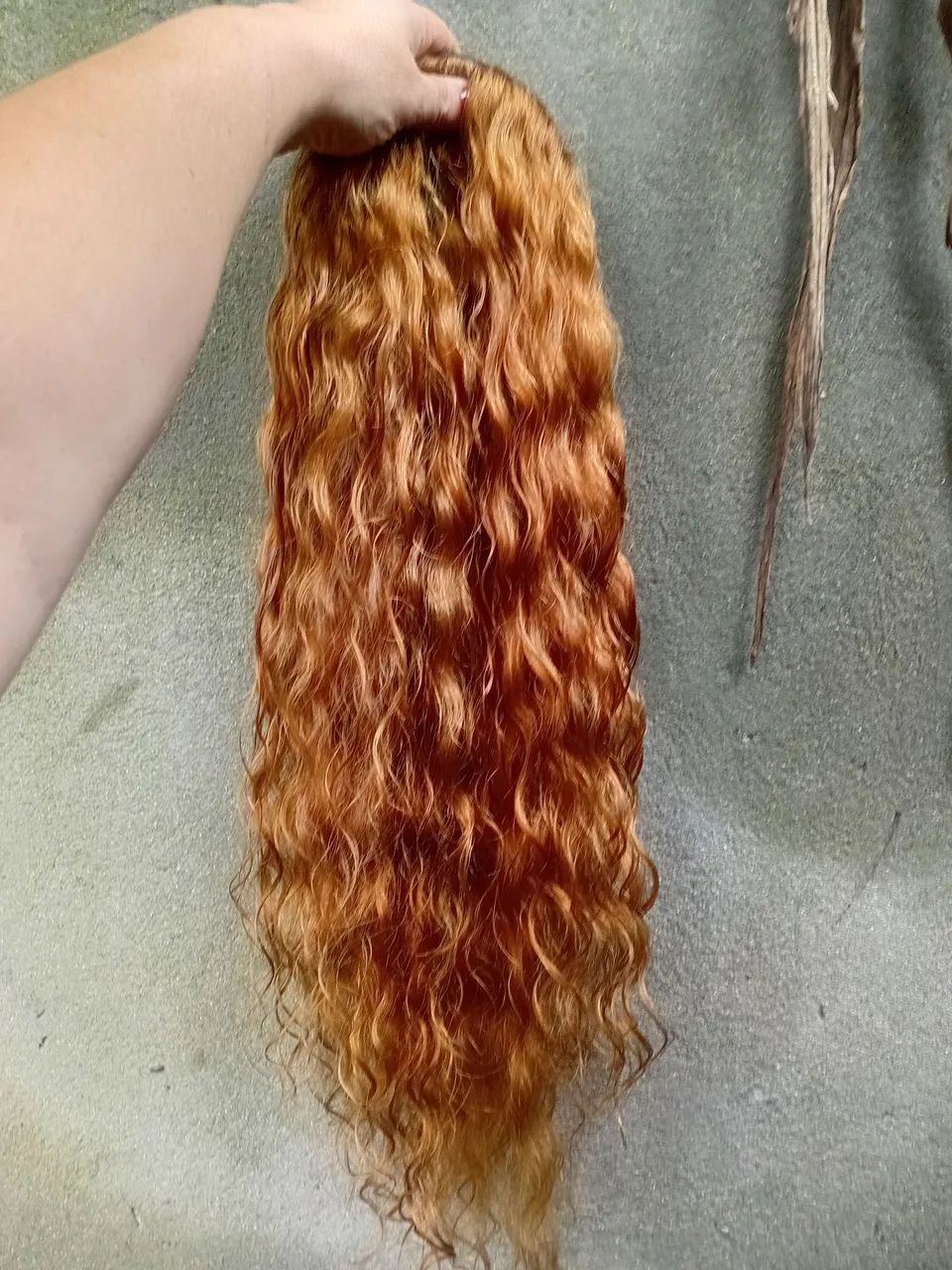 Cabelo loiro 100% humano