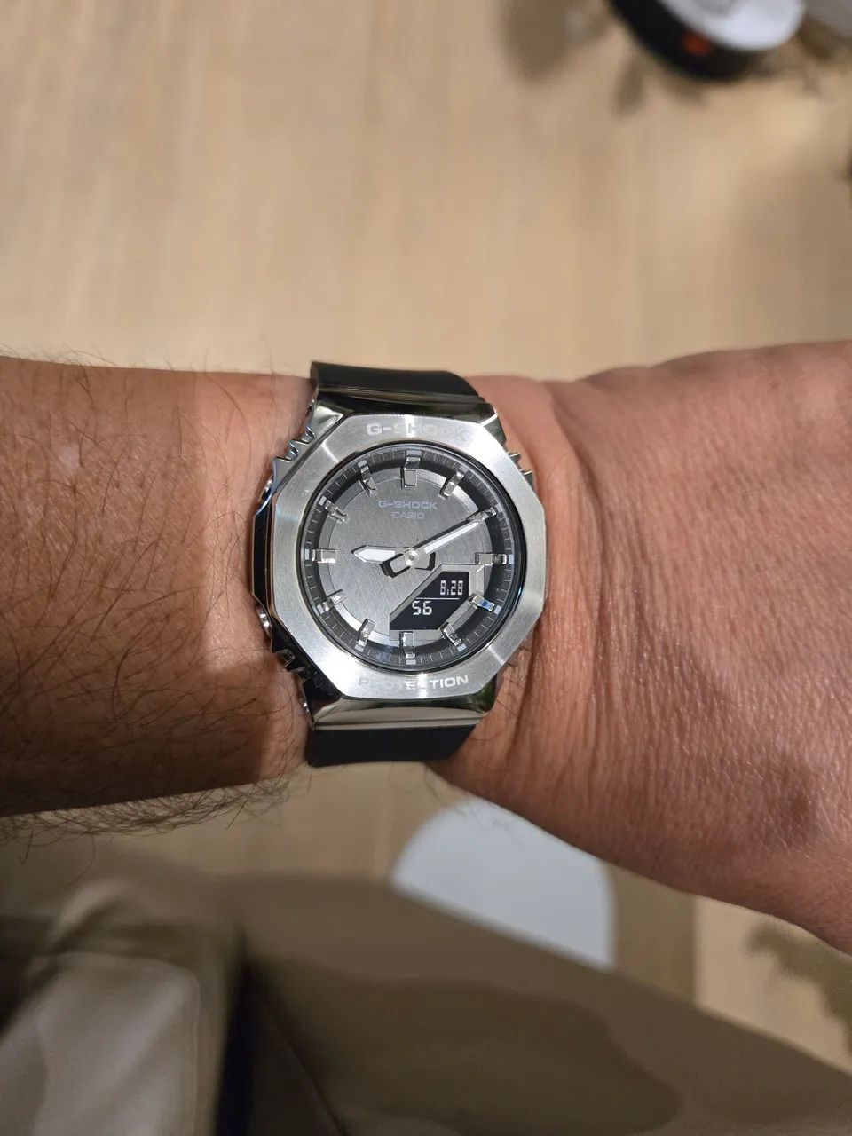 Relógio Casio G-Shock GM-S2100-1A "CasiOak" Metal - Completo - Foto 3