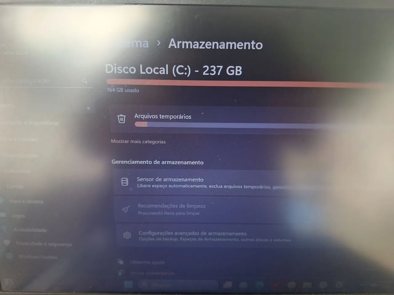 Notebook Lenovo core i5 11°geração 8gb ssd240 com placa de vídeo 2gb com garantia  - Foto 4
