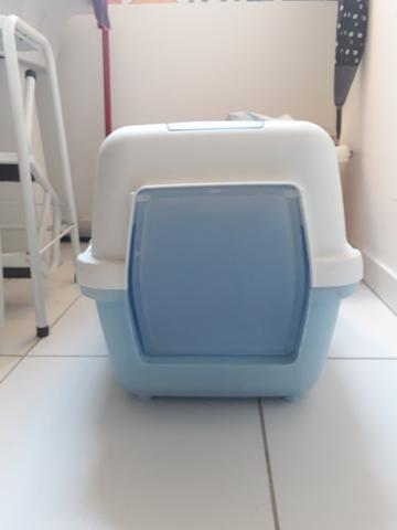 Caixa de areia gato casinha