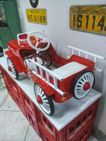 Pedalcar Bandeirante Bombeiro 1961 - Foto 3