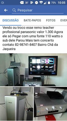 Aparelho home theater profissional Panasonic