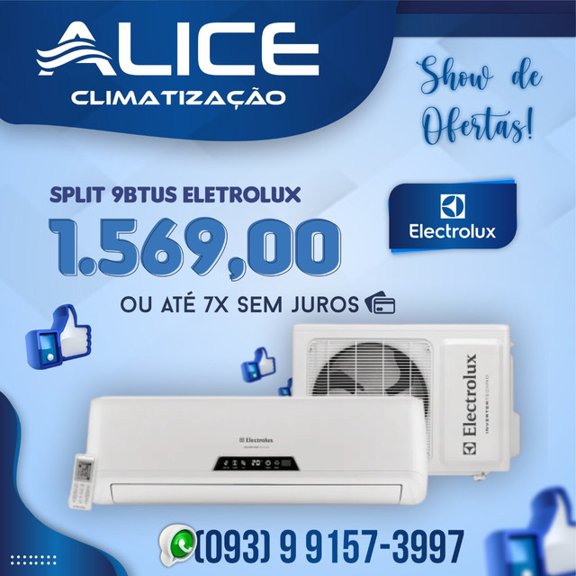 Split 9mil btus / Eletrolux / Promoção - Foto 2