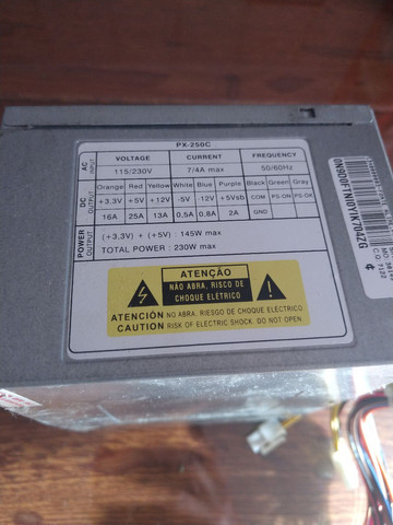 Fonte PX 230w Bilvolt - Foto 2