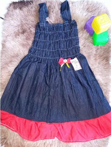 Vestido Jeans Infantil - @amelinha-store "Promoção" - Foto 4