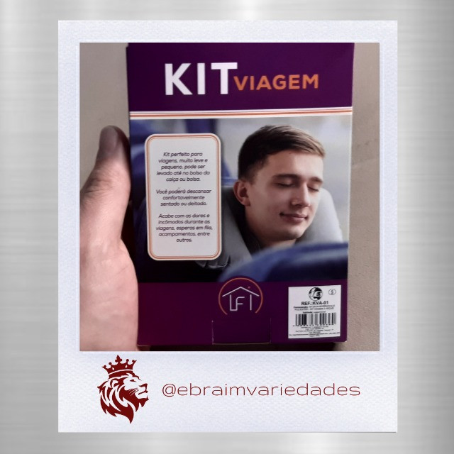(NOVO) Kit Viagem 3 em 1