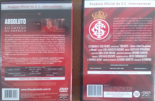 Dvds sobre a Conquista da Libertadores e Mundiall do Inter - Foto 2