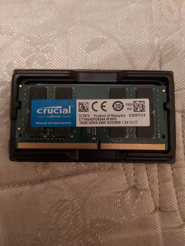 Memoria ram notebook 16gb Ddr4