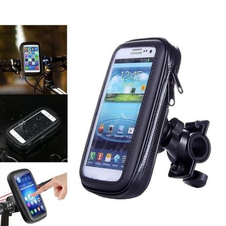 (NOVO) Suporte Prova D'Agua Celular Bike Bicicleta Moto Gps 5.5 Pol - Foto 3