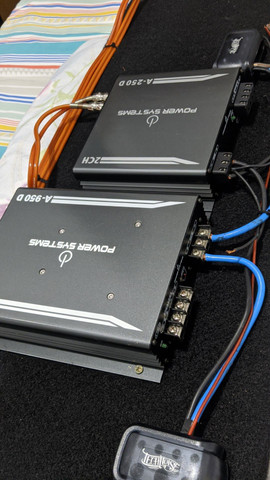Modulos POWER SYSTEM A250 + A950 som automotivo - Foto 4