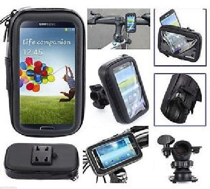 (NOVO) Suporte Prova D'Agua Celular Bike Bicicleta Moto Gps 5.5 Pol - Foto 2